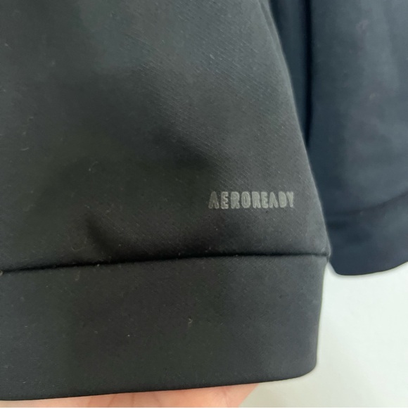 Adidas Glitter Logo Pullover Hoodie - Picture 5 of 6